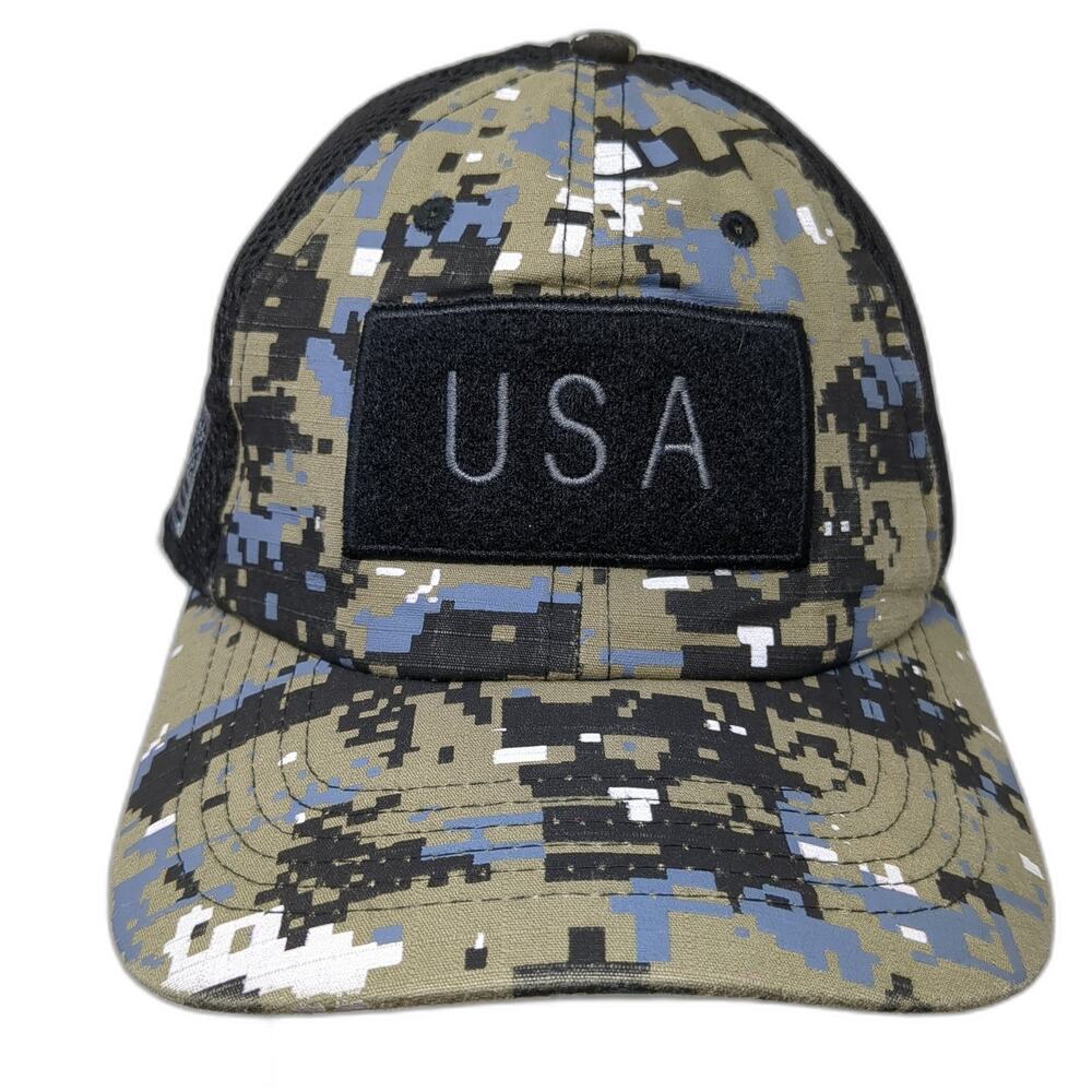 USA Strapback Baseball Cap Multi One Size Adjustable Outdoor Camo Eighty Eight